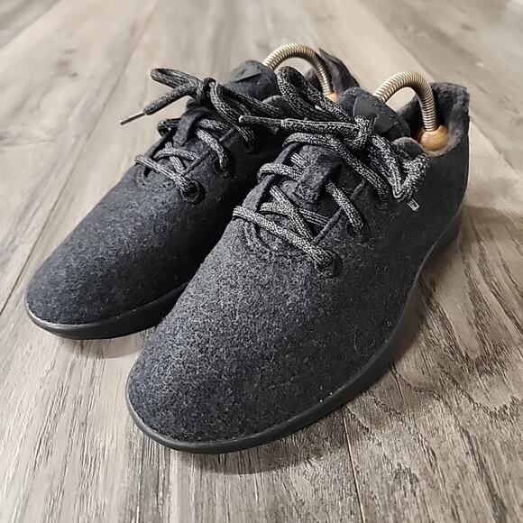 Allbirds Women’s Wool Runners Natural Black/Black sole Size 9 - Picture 5 of 9